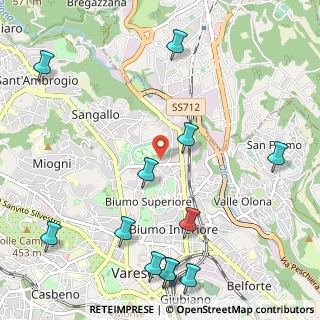Mappa Viale Ippodromo, 21100 Varese VA, Italia (1.3975)
