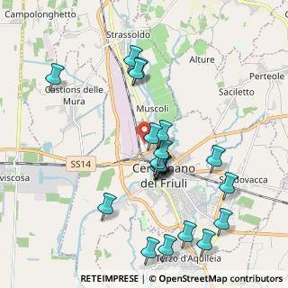 Mappa Via Dai Novâi, 33052 Cervignano del Friuli UD, Italia (2.0635)