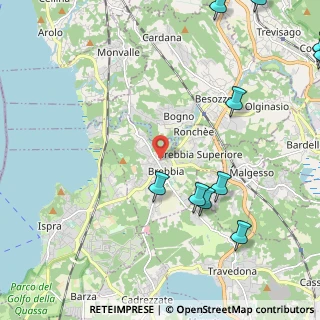 Mappa 21020 Brebbia VA, Italia (3.31667)