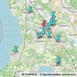 Mappa 21020 Brebbia VA, Italia (2.008)