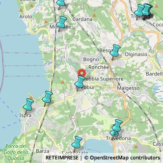 Mappa 21020 Brebbia VA, Italia (3.43429)
