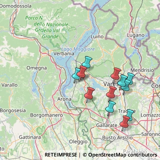 Mappa 21020 Brebbia VA, Italia (15.06833)