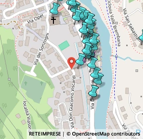 Mappa Via Viscardi Don, 24016 San Pellegrino Terme BG, Italia (0.125)