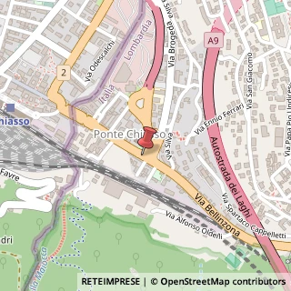 Mappa Via Bellinzona,  281, 22100 Como, Como (Lombardia)