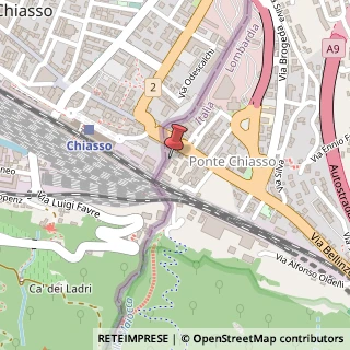 Mappa Via Bellinzona, 363, 22100 Como, Como (Lombardia)
