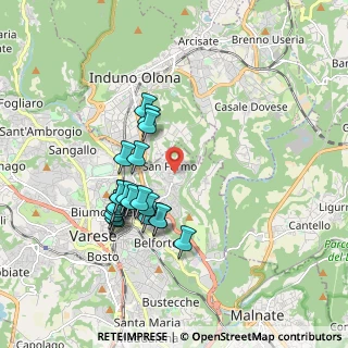 Mappa Via Pergine, 21100 Varese VA, Italia (1.66)