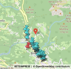 Mappa Via Grumello, 24012 Val Brembilla BG, Italia (1.031)