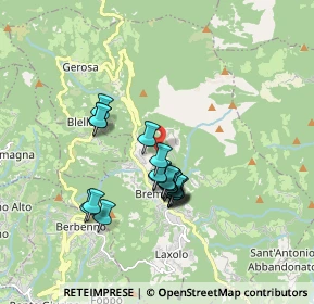 Mappa Via Grumello, 24012 Val Brembilla BG, Italia (1.412)