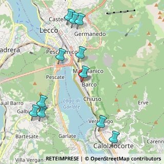 Mappa Lecco Maggianico, 23900 Lecco LC, Italia (2.42727)