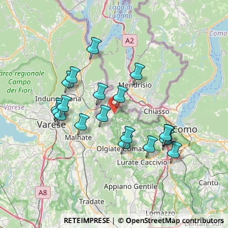 Mappa Via Matteotti, 22020 Bizzarone CO, Italia (7.12)