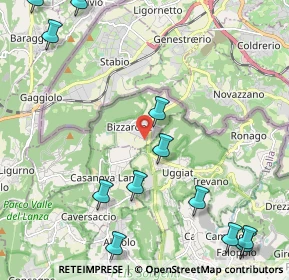Mappa Via Matteotti, 22020 Bizzarone CO, Italia (2.88083)