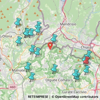 Mappa Via Matteotti, 22020 Bizzarone CO, Italia (5.10211)