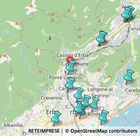 Mappa Via Alcide de Gasperi, 22037 Ponte Lambro CO, Italia (2.69667)