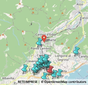 Mappa Via Alcide de Gasperi, 22037 Ponte Lambro CO, Italia (2.6035)
