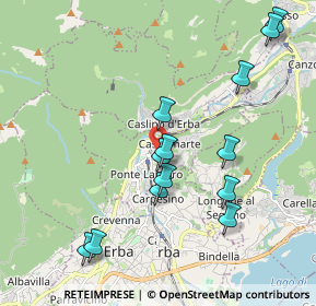 Mappa Via Alcide de Gasperi, 22037 Ponte Lambro CO, Italia (2.03769)