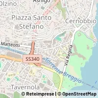 Mapa Cernobbio