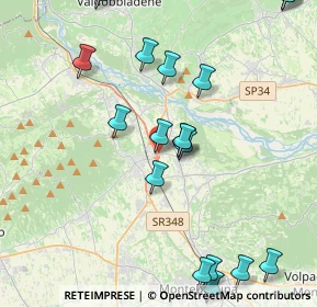 Mappa Via Lungobrentella, 31041 Cornuda TV, Italia (5.1105)