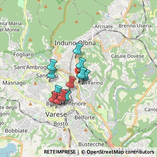 Mappa Via S. Cassano, 21056 Induno Olona VA, Italia (1.26286)