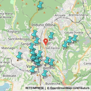 Mappa Via S. Cassano, 21056 Induno Olona VA, Italia (2.049)