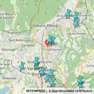 Mappa Via S. Cassano, 21056 Induno Olona VA, Italia (2.83667)