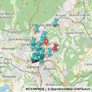 Mappa Via S. Cassano, 21056 Induno Olona VA, Italia (1.4625)