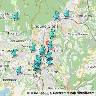 Mappa Via S. Cassano, 21056 Induno Olona VA, Italia (1.98)