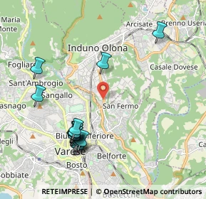 Mappa Via S. Cassano, 21056 Induno Olona VA, Italia (2.17813)