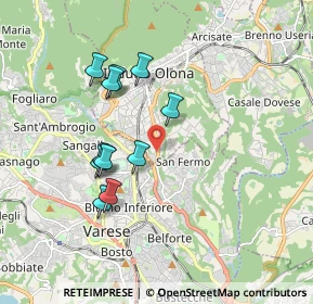 Mappa Via S. Cassano, 21056 Induno Olona VA, Italia (1.62182)