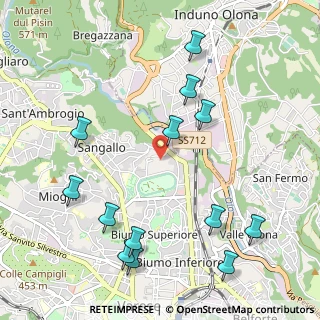 Mappa Via Thomas Alva Edison, 21100 Varese VA, Italia (1.23077)