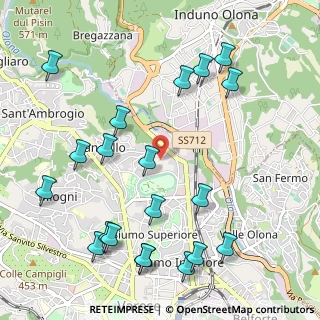 Mappa Via Thomas Alva Edison, 21100 Varese VA, Italia (1.2655)