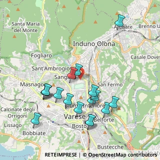 Mappa Via Thomas Alva Edison, 21100 Varese VA, Italia (2.02529)