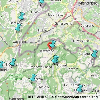 Mappa 22020 Bizzarone CO, Italia (3.00364)