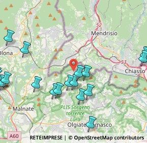 Mappa 22020 Bizzarone CO, Italia (5.3605)