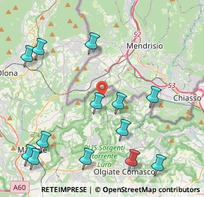 Mappa 22020 Bizzarone CO, Italia (5.09)