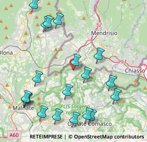 Mappa 22020 Bizzarone CO, Italia (4.90632)