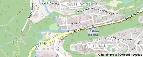 Mappa Caslino d'Erba