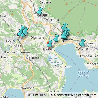Mappa Via Roma, 21020 Bardello VA, Italia (1.864)