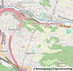 Mappa Via Mognano, 22100 Como CO, Italia (0.36538)