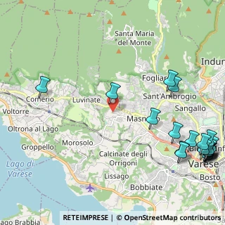 Mappa Via Sant'Agostino, 21020 Casciago VA, Italia (3.217)