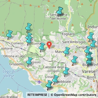 Mappa Via Sant'Agostino, 21020 Casciago VA, Italia (2.876)