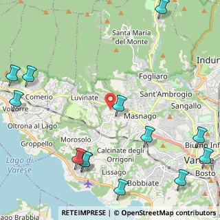 Mappa Via Sant'Agostino, 21020 Casciago VA, Italia (3.15692)