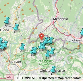 Mappa Via Armando Diaz, 22020 Bizzarone CO, Italia (5.297)