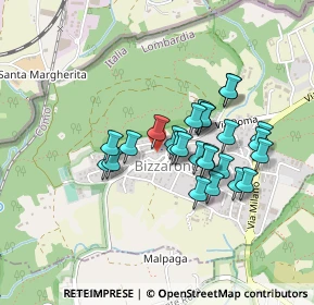 Mappa Via Armando Diaz, 22020 Bizzarone CO, Italia (0.35)