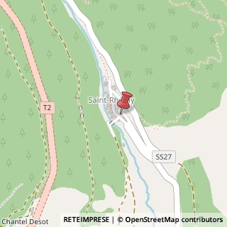 Mappa Bosse (AO), 11010 Saint-rhemy-en-bosses AO, Italia, 11010 Saint-Rhémy-en-Bosses, Aosta (Valle d'Aosta)