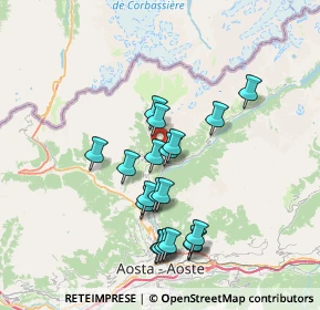 Mappa Localita' Frissonia Sopra, 11010 Valpelline AO, Italia (6.61)
