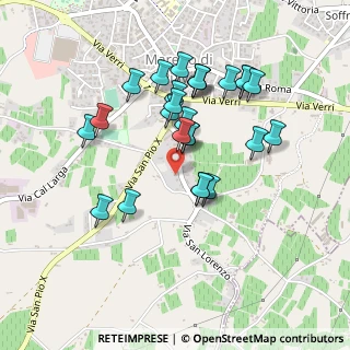 Mappa Via San Lorenzo, 31010 Mareno di Piave TV, Italia (0.41154)