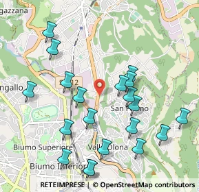 Mappa Via dei Realini, 21056 Induno Olona VA, Italia (1.0845)