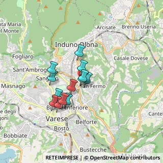 Mappa Via dei Realini, 21056 Induno Olona VA, Italia (1.29571)