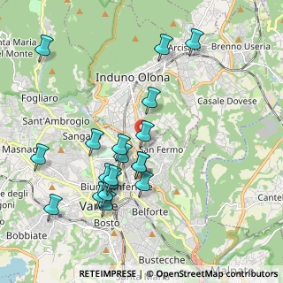 Mappa Via dei Realini, 21056 Induno Olona VA, Italia (2.01053)