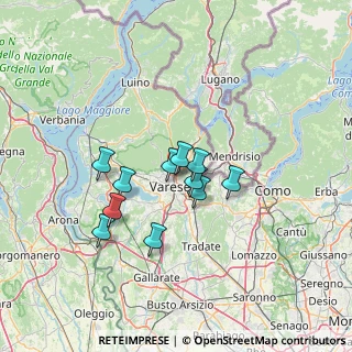 Mappa Via dei Realini, 21056 Induno Olona VA, Italia (10.03727)